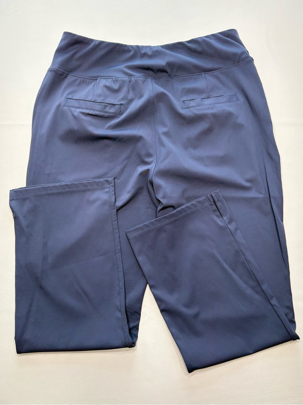 Women's Navy Performance Golf Pants - Picture 8 of 13